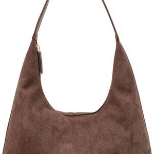 Slouchy Suede Shoulder Bags For Women Underarm Bag Womens Tote Bag Work Purses C